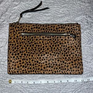 Aimee Kestenberg clutch with pockets cheetah